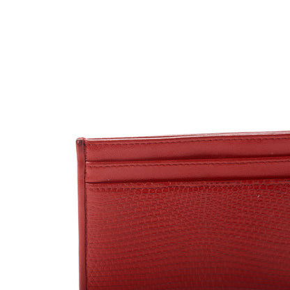 Chanel Lizard Card Holder Red 12 of 14