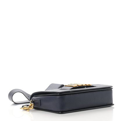 Christian Dior Grained Calfskin Dio(r)evolution Flap Bag Navy Blue 4 of 18