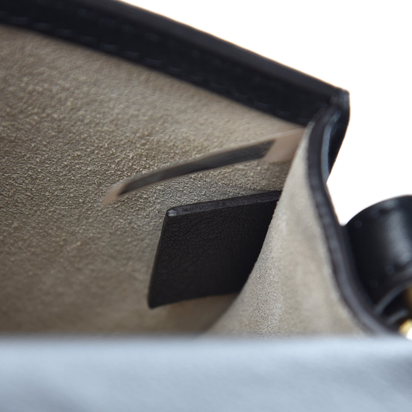 Calfskin Small Nile Bracelet Bag Black