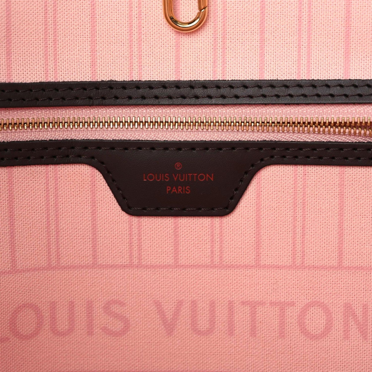 Louis Vuitton Damier Ebene Neo Neverfull MM Rose Ballerine 6 of 10