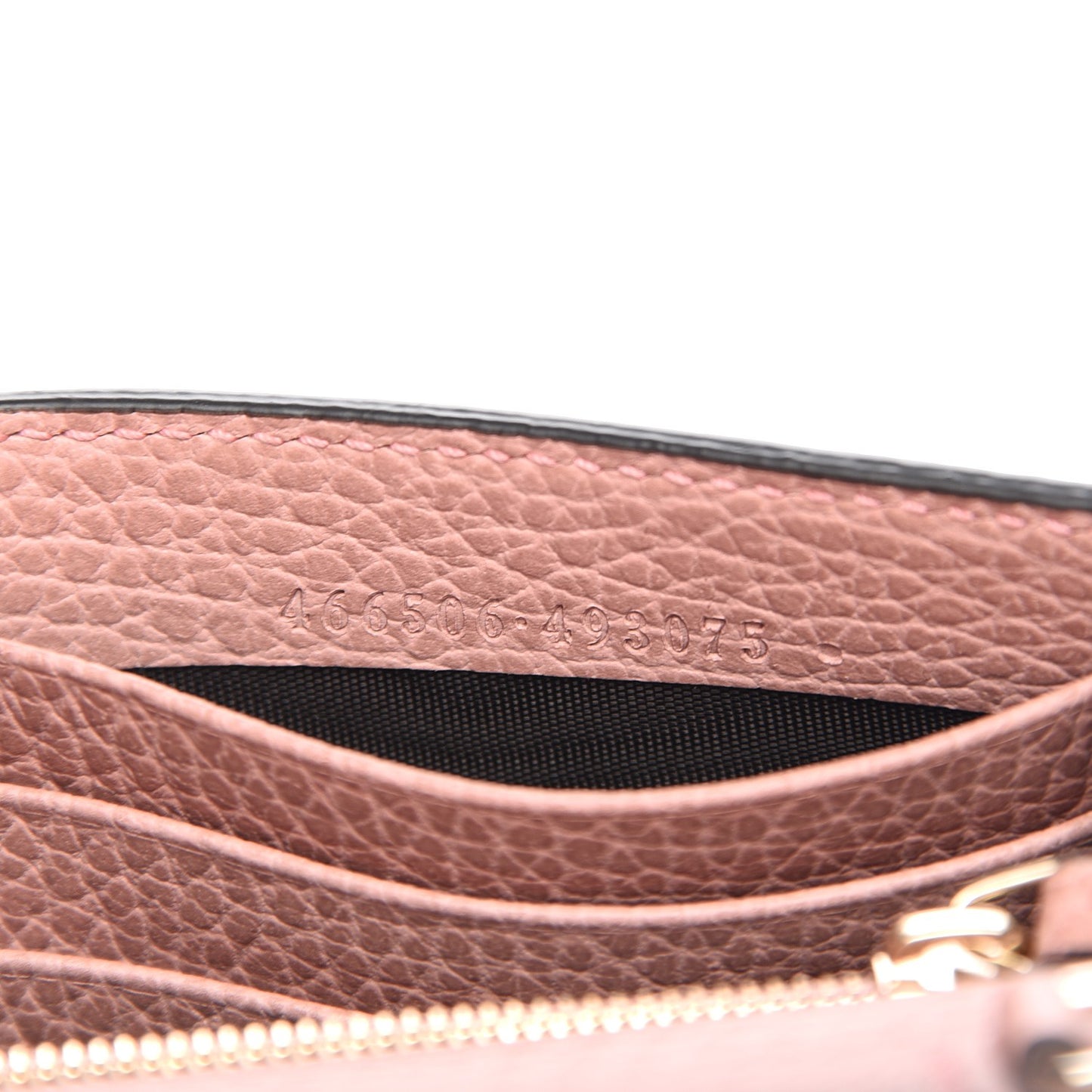 Dollar Calfskin Medium Betty Chain Wallet Soft Pink