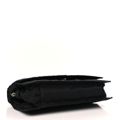 Prada Tessuto Nylon Flap Shoulder Bag Black 4 of 9