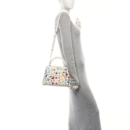 Louis Vuitton X VIK MUNIZ Taurillon Arty Capucines BB White Multicolor 2 of 10