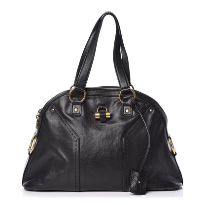 Saint Laurent Calfskin Large Muse Black 1 of 25