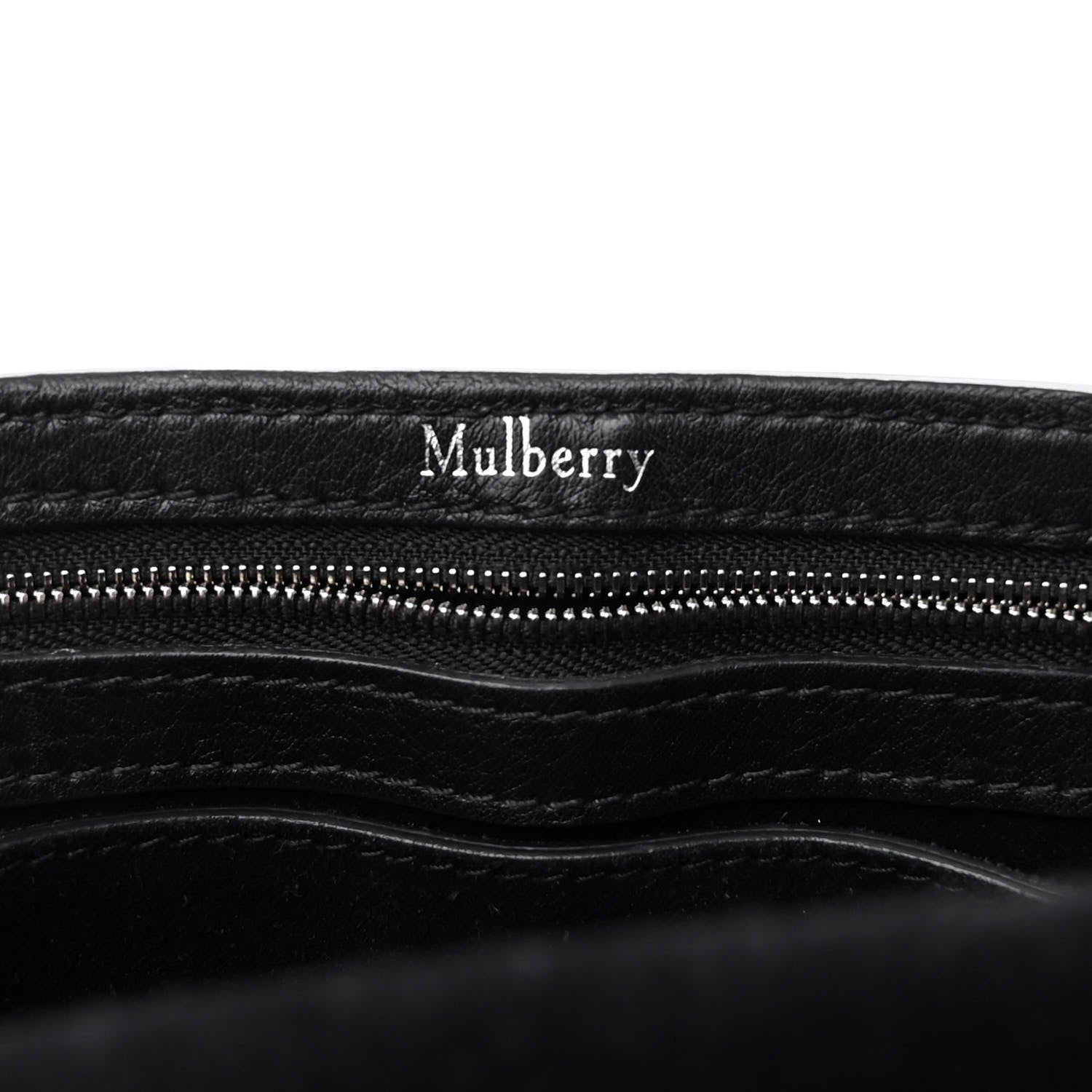 Mulberry Calfskin Zip Chain Bayswater Black 6 of 11