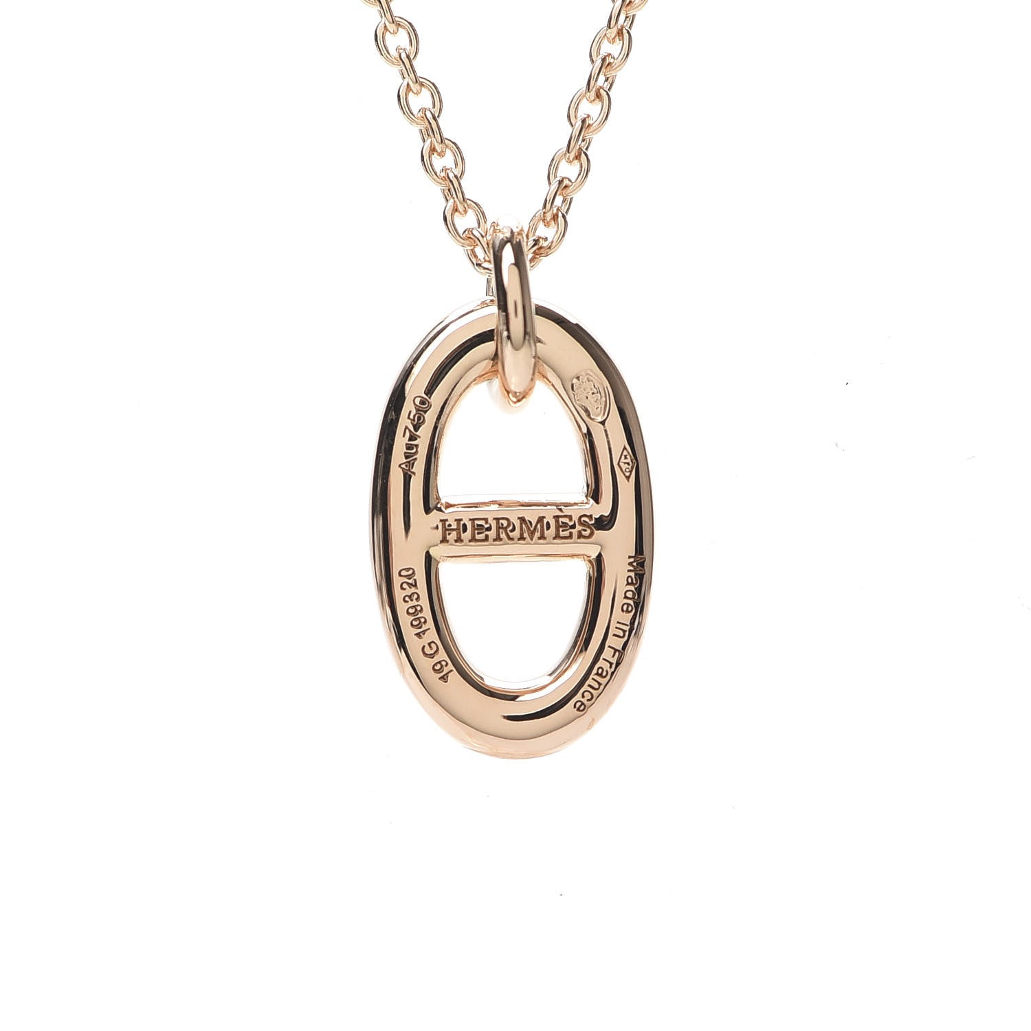 Hermes 18K Rose Gold PM Farandole Pendant Necklace 5 of 6