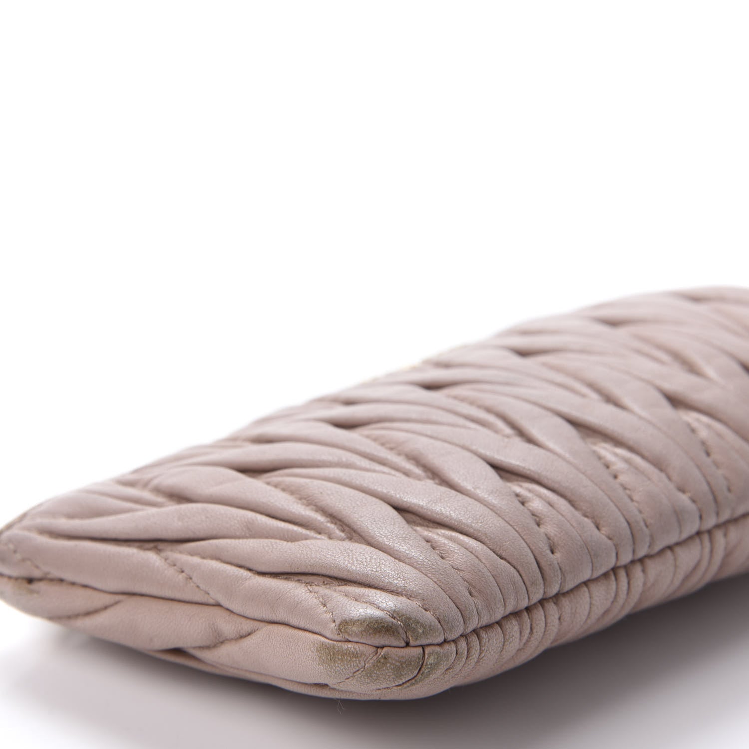 Miu Miu Nappa Matelasse Pouch Cammeo 6 of 13