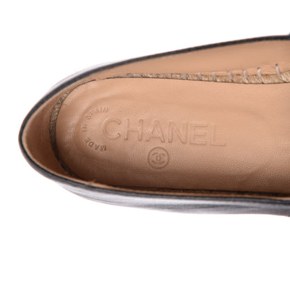 Chanel Lambskin CC Espadrilles 37 Black 11 of 13