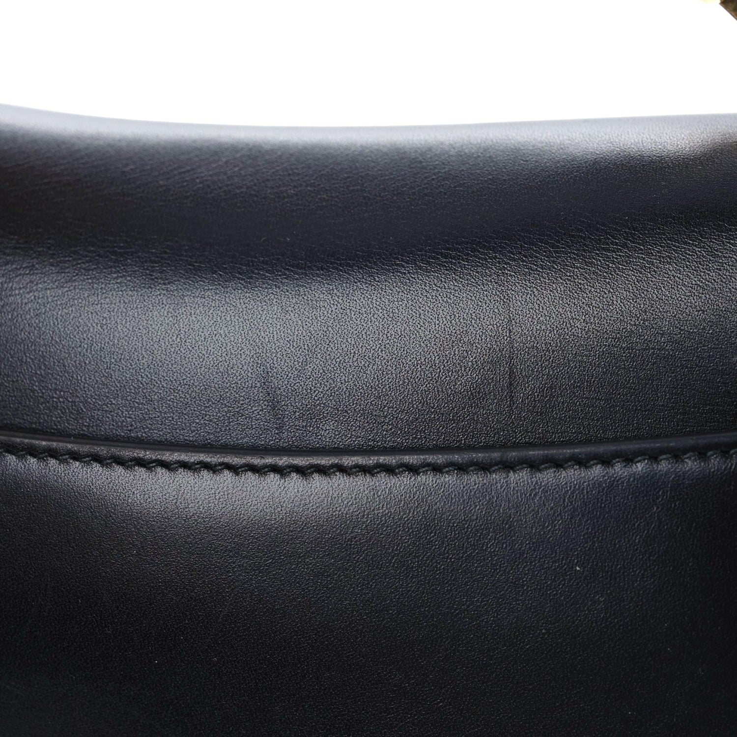 Christian Dior Calfskin Mini Saddle Bag Black 9 of 17