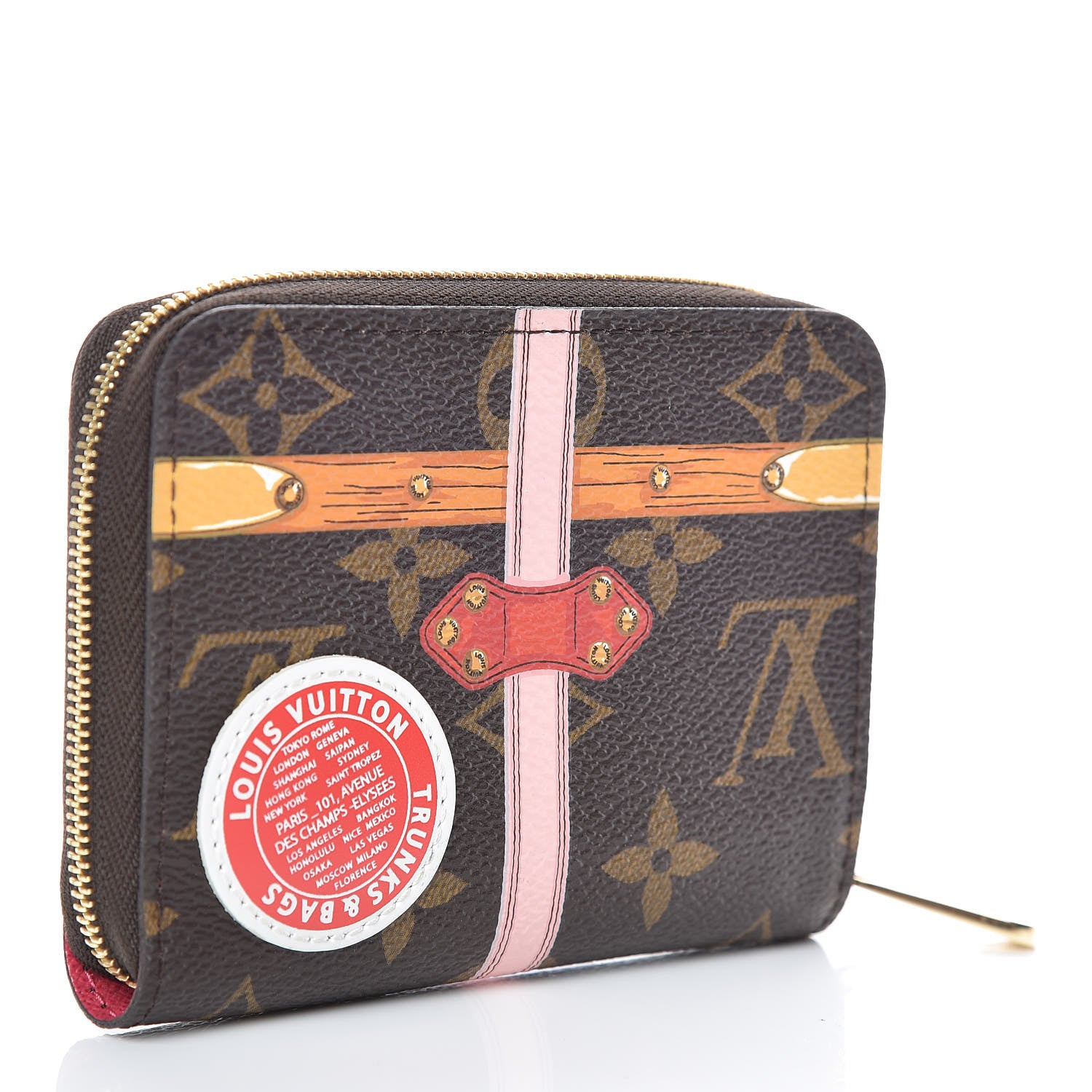Louis Vuitton Monogram Summer Trunks Zippy Coin Purse 3 of 8