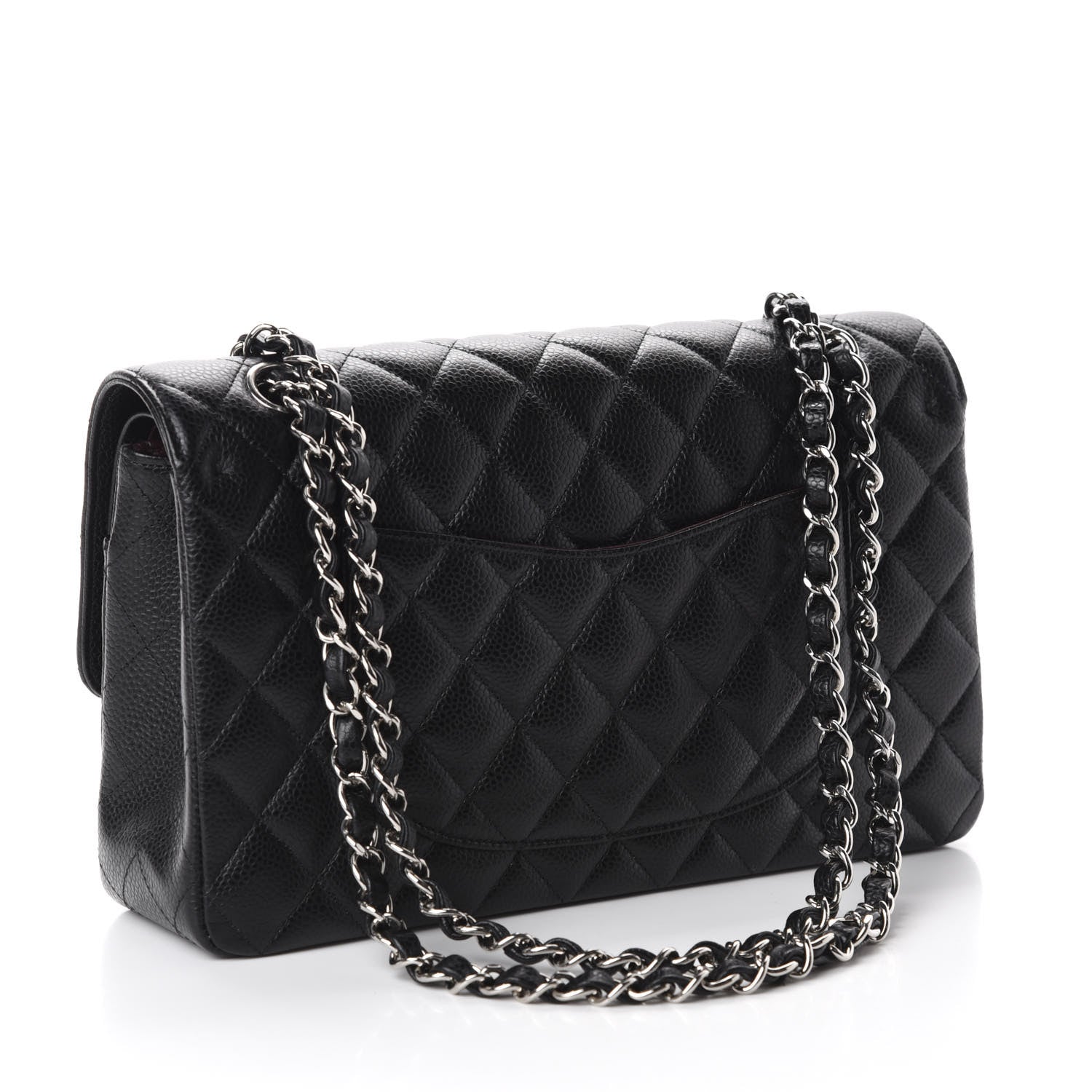 Chanel Caviar Quilted Medium Double Flap Black 3 of 11