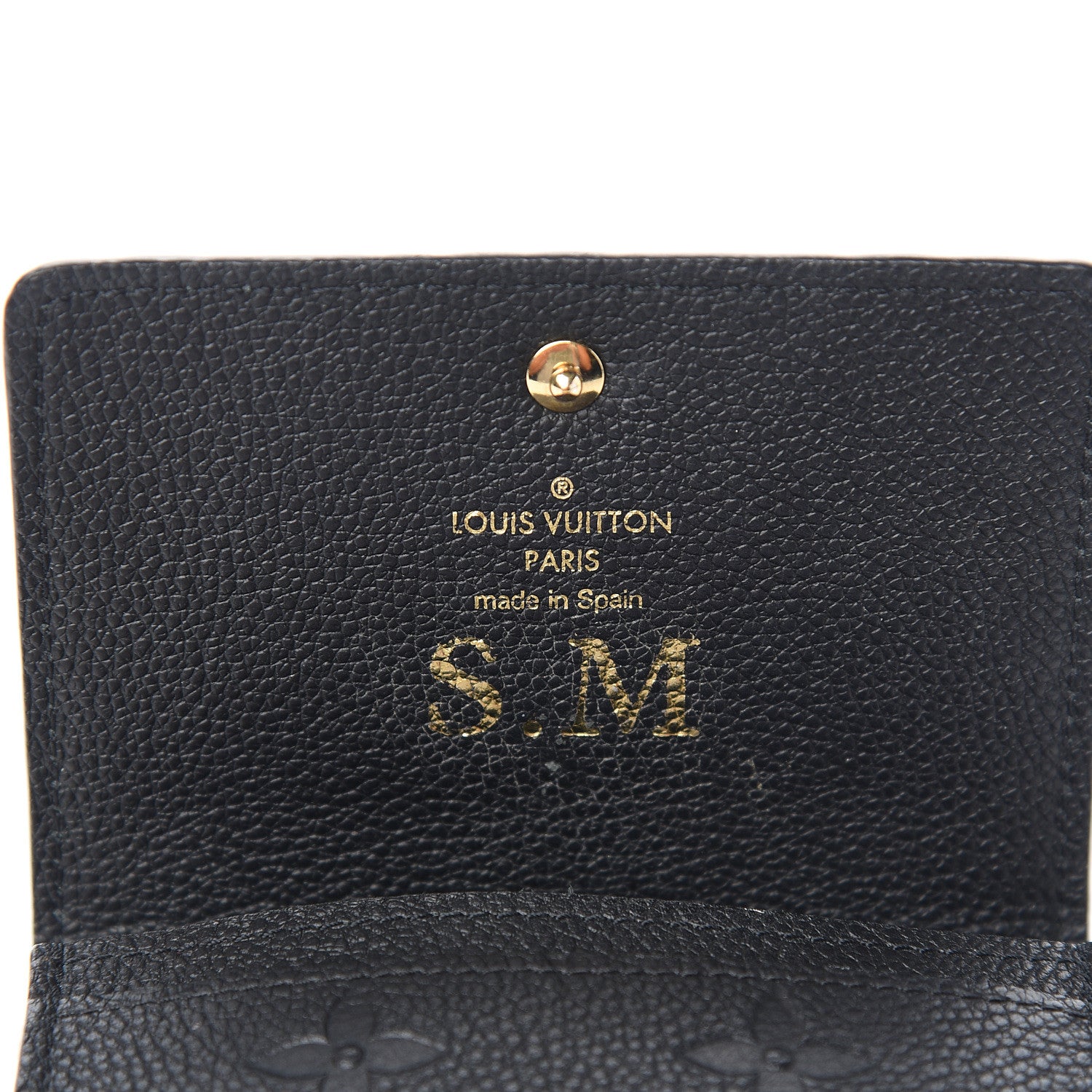 Louis Vuitton Empreinte Business Card Holder Black 5 of 6