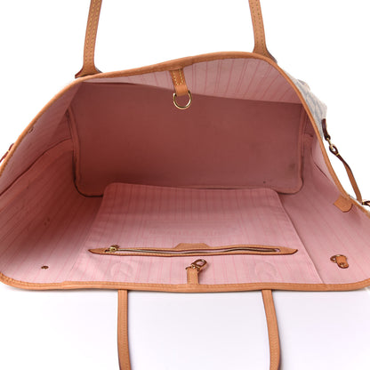 Louis Vuitton Damier Azur Neo Neverfull GM Rose Ballerine 5 of 13