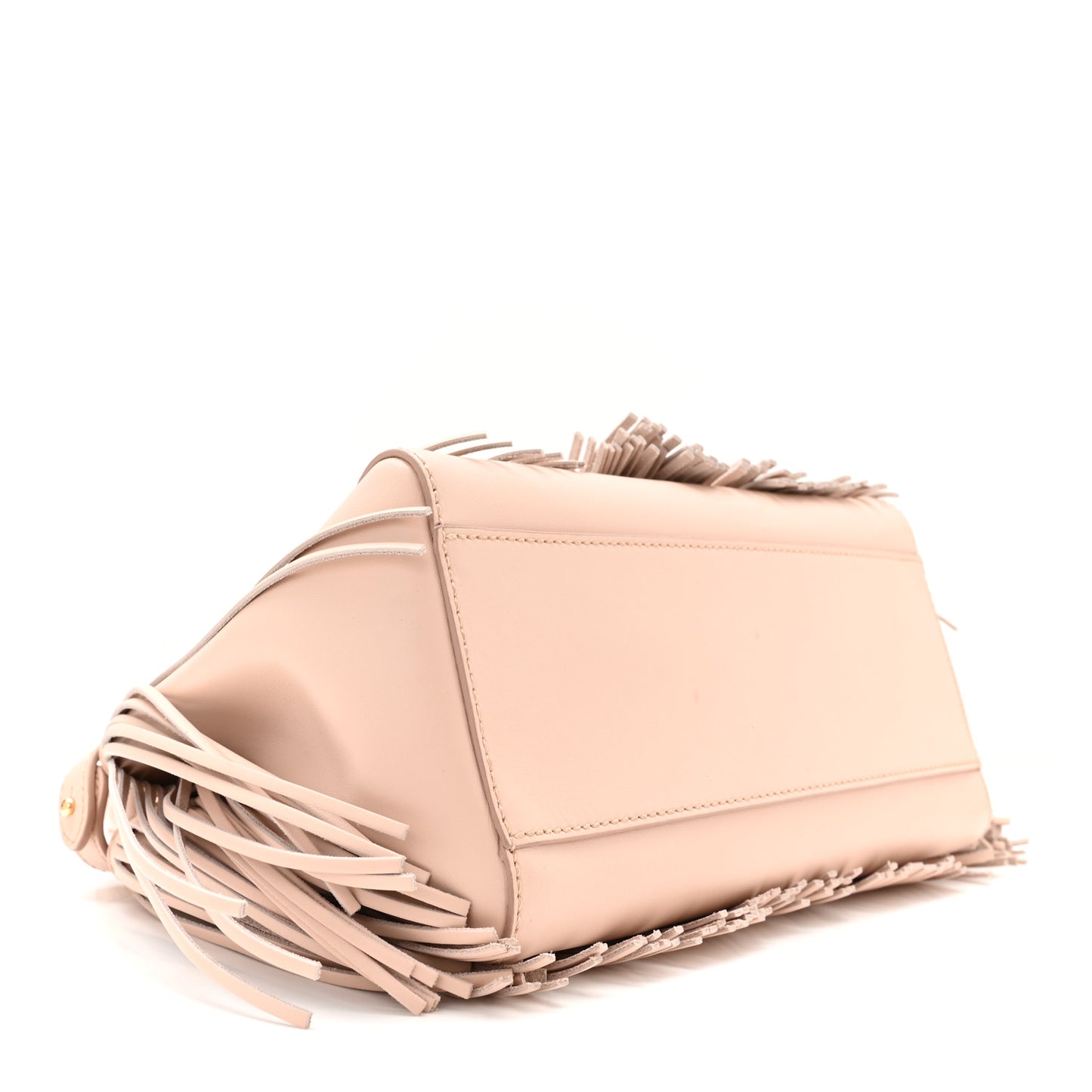 Nappa Fringe Mini Peekaboo Rosa Quarzo