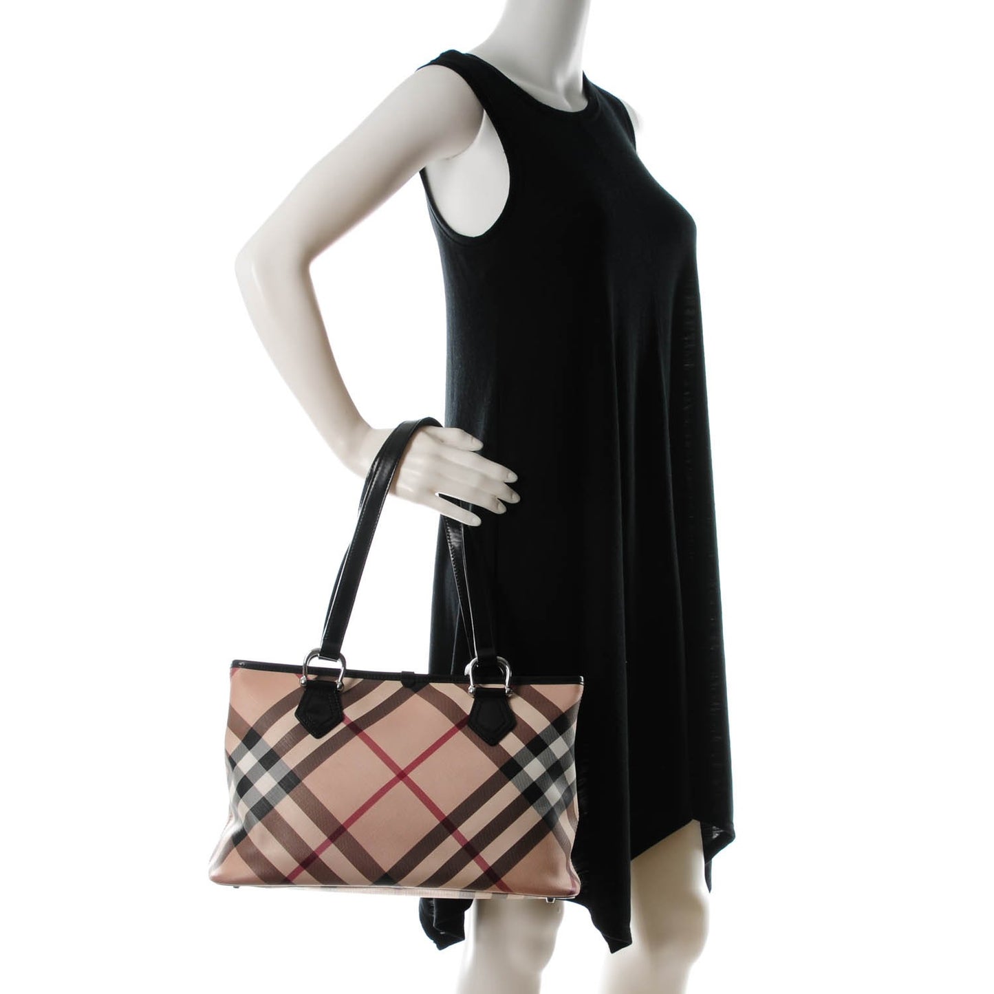 Supernova Check Stanton Tote Black