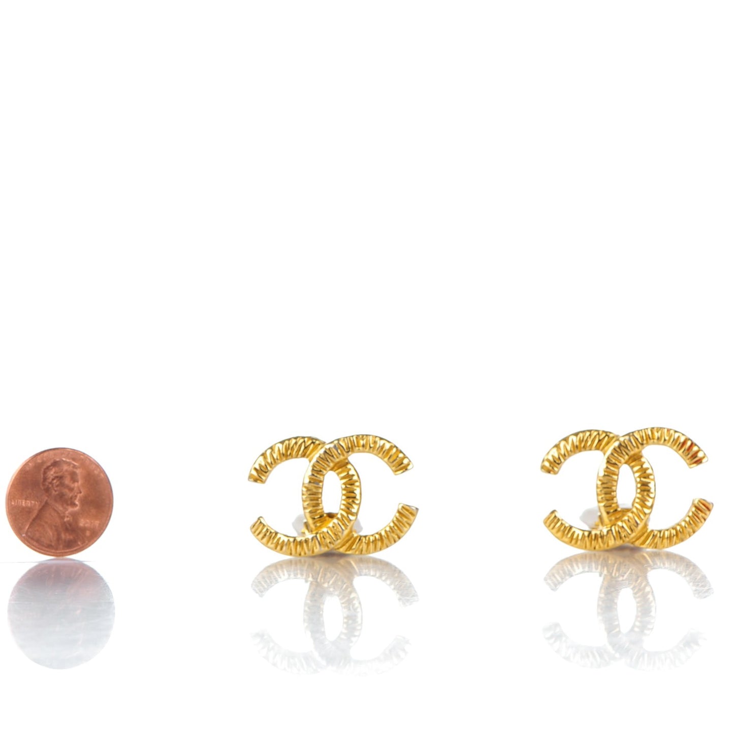 CC Clip On Earrings Gold