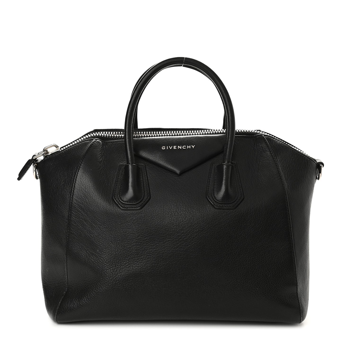 Sugar Goatskin Medium Antigona Black