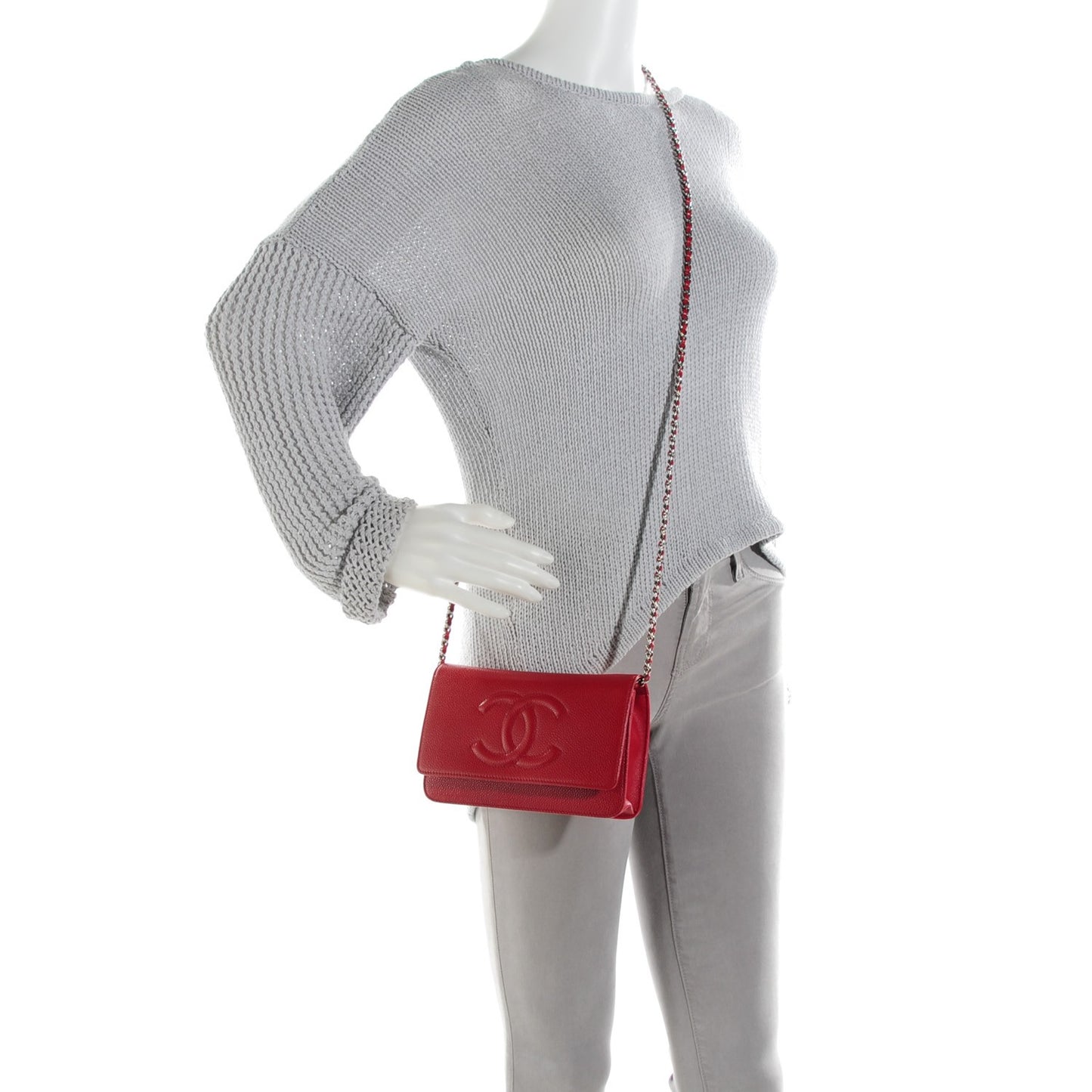Caviar Timeless CC Wallet On Chain WOC Red
