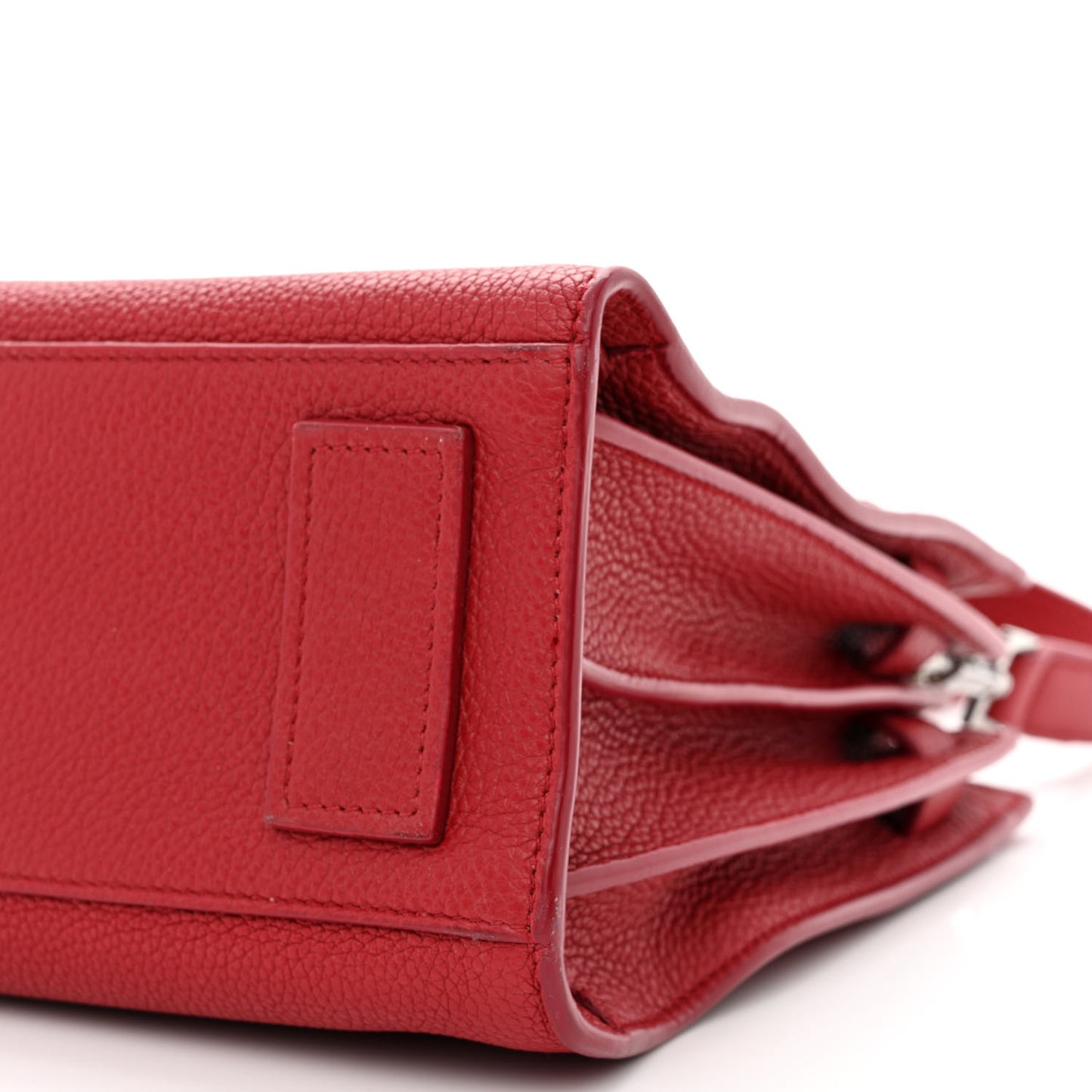 Grained Calfskin Baby Sac De Jour Souple Red