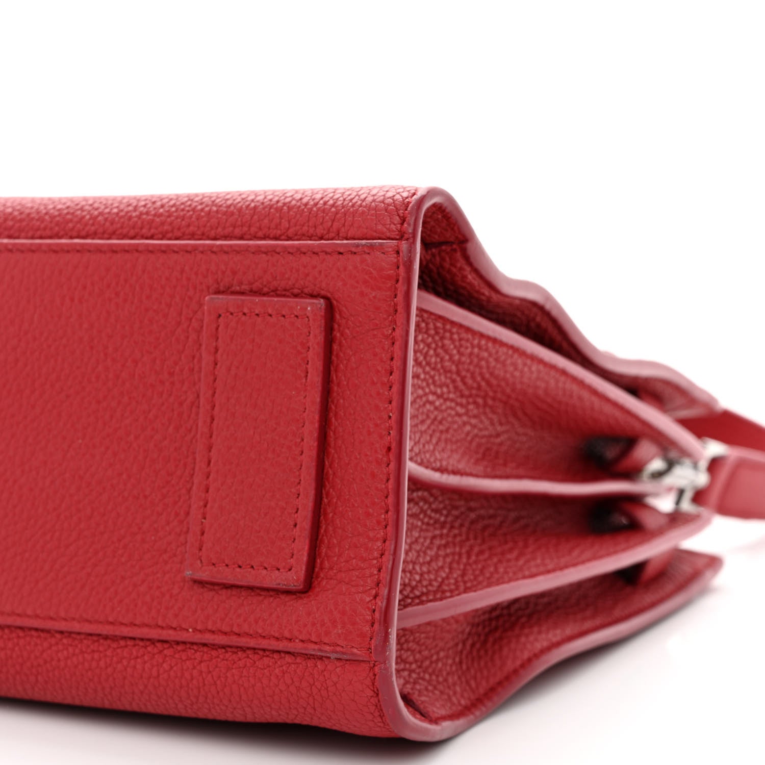 Saint Laurent Grained Calfskin Baby Sac De Jour Souple Red 11 of 13