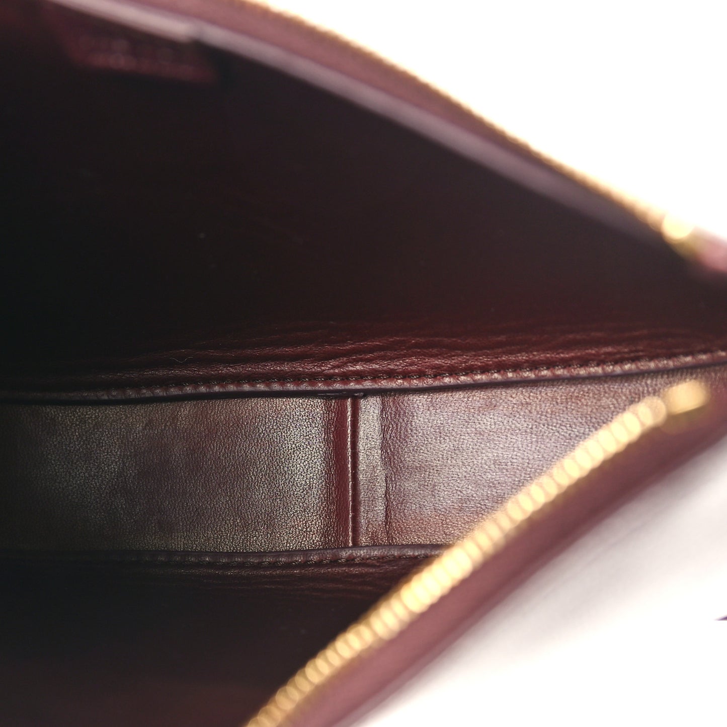 Grained Calfskin Half Moon Shoulder Bag Raisin