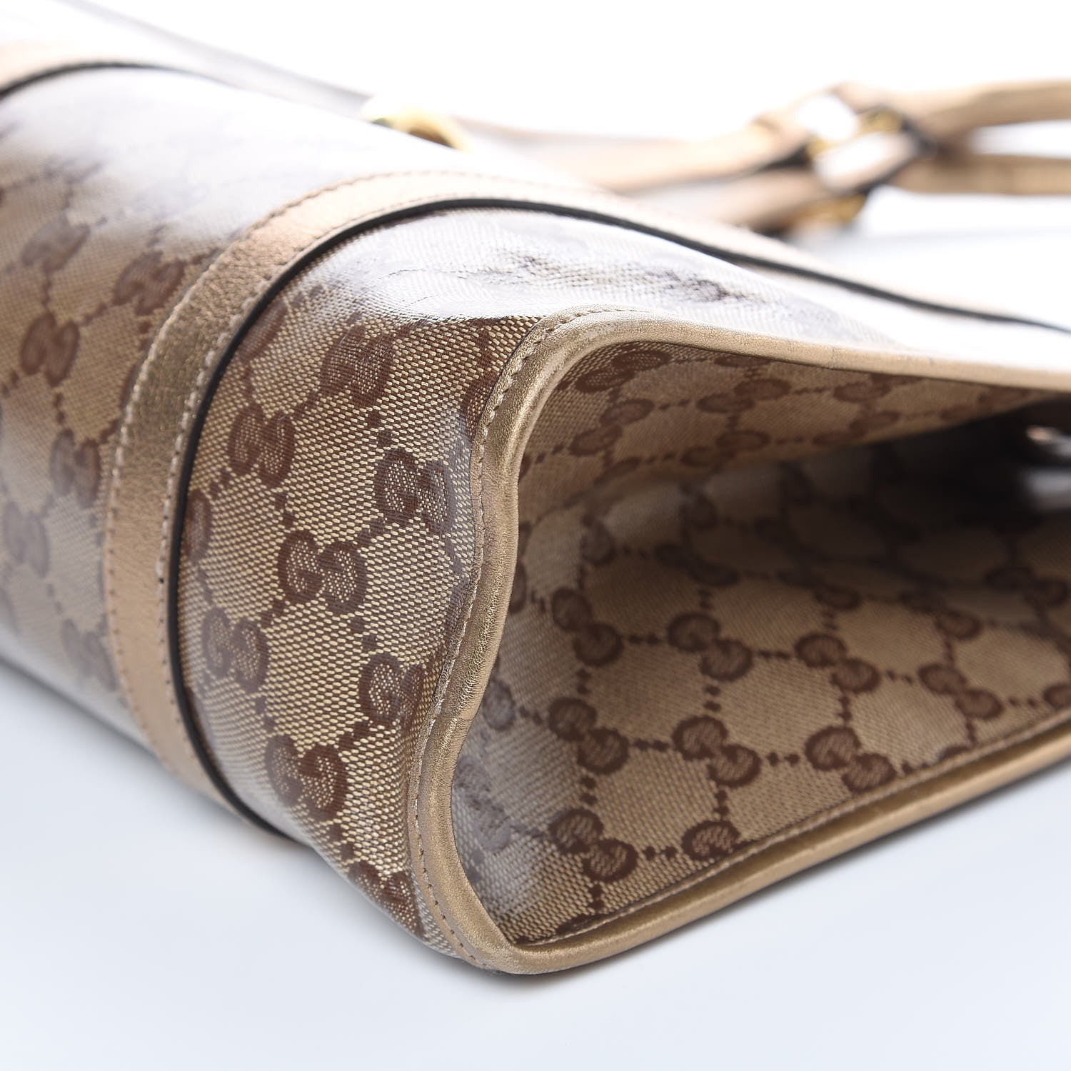 Gucci Crystal Monogram Medium Joy Shoulder Bag Bronze 9 of 15