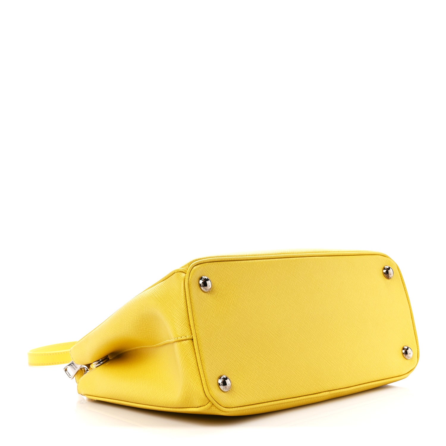 Prada Saffiano Small Galleria Double Zip Tote Soleil 4 of 13
