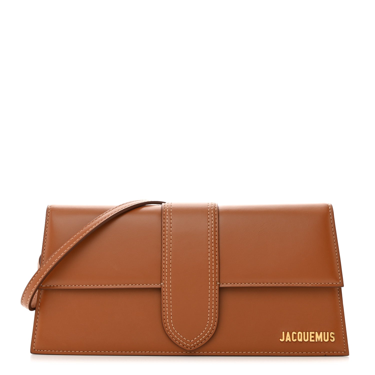Jacquemus Smooth Calfskin Le Bambino Long Light Brown 1 of 9