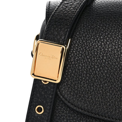 Christian Dior Grained Calfskin Medium Bobby Flap Black 9 of 10