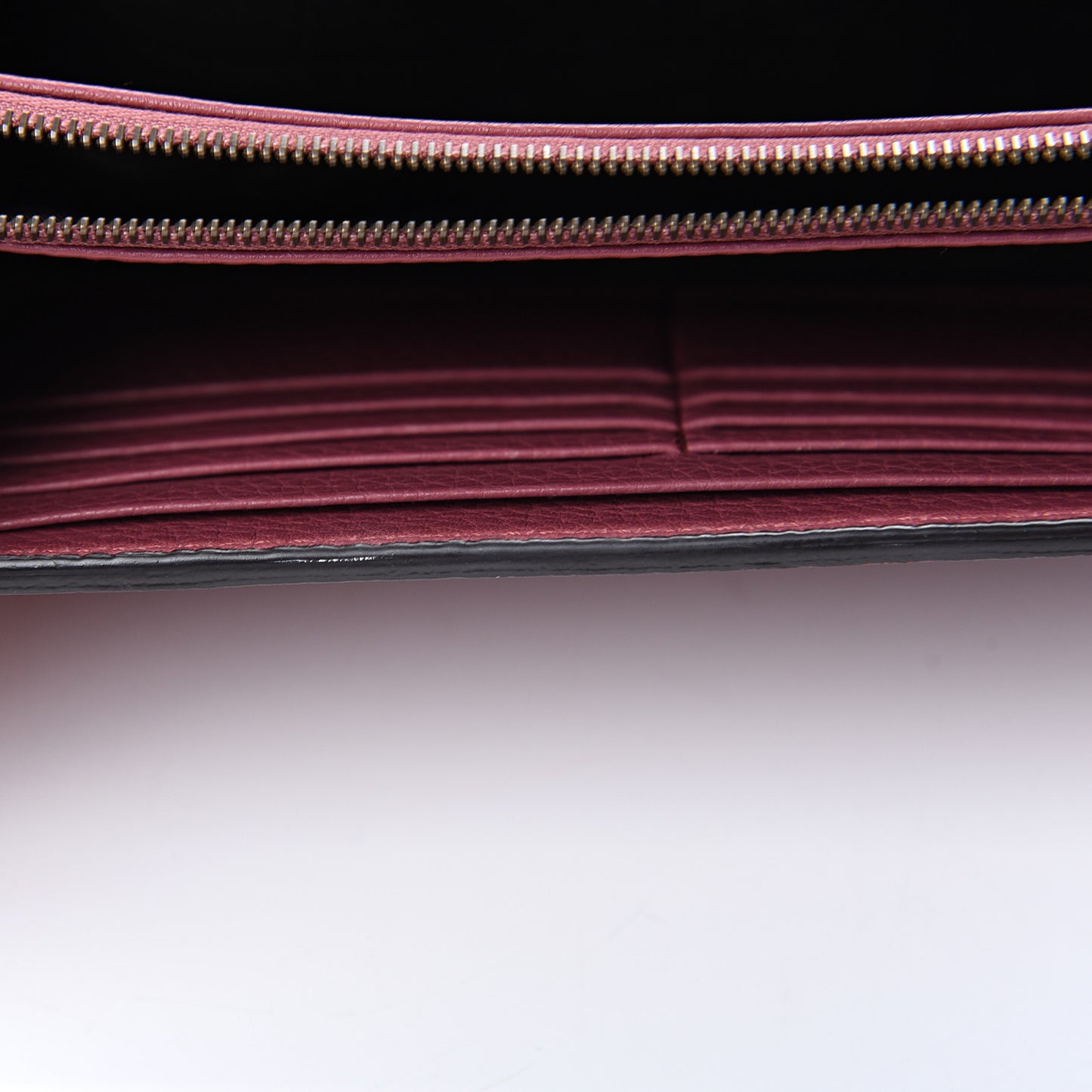 Cellarius Calfskin GG Marmont Chain Wallet Dry Rose