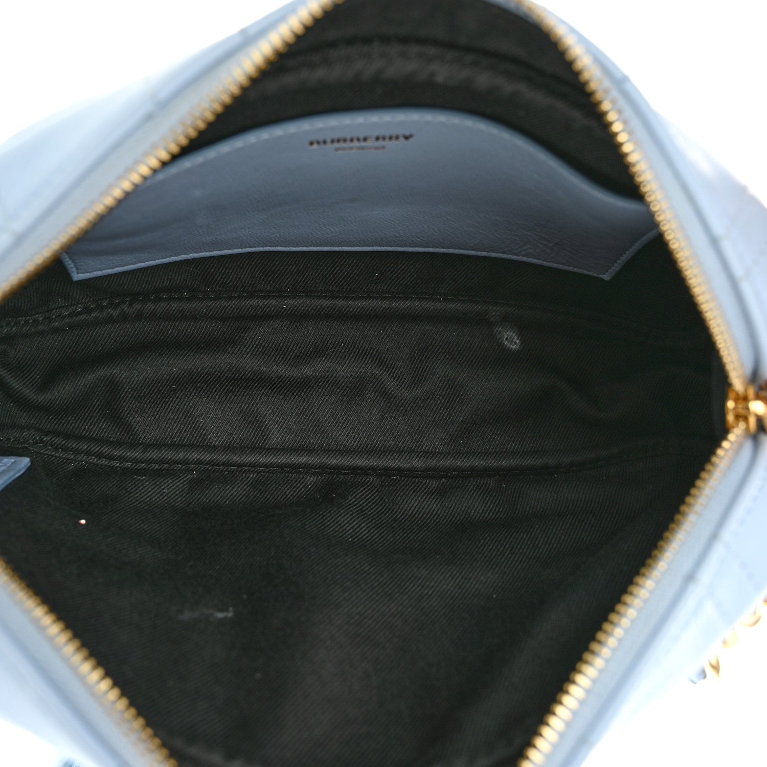 Burberry Lambskin Quilted Mini Lola Camera Bag Pale Blue 5 of 10