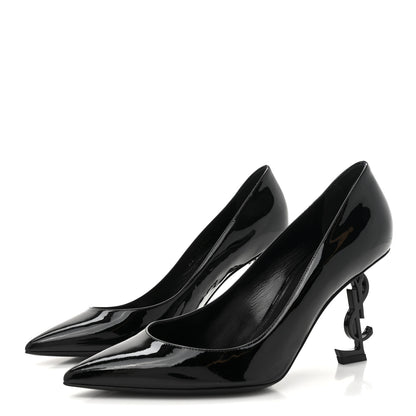 Saint Laurent Patent Opyum 85 Pumps 38 Black 4 of 10