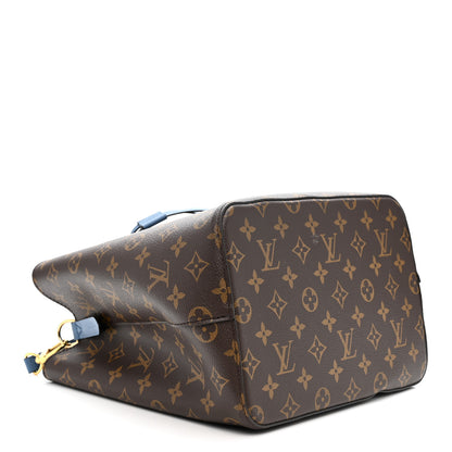 Louis Vuitton Monogram Neonoe MM Blue Jean 3 of 8