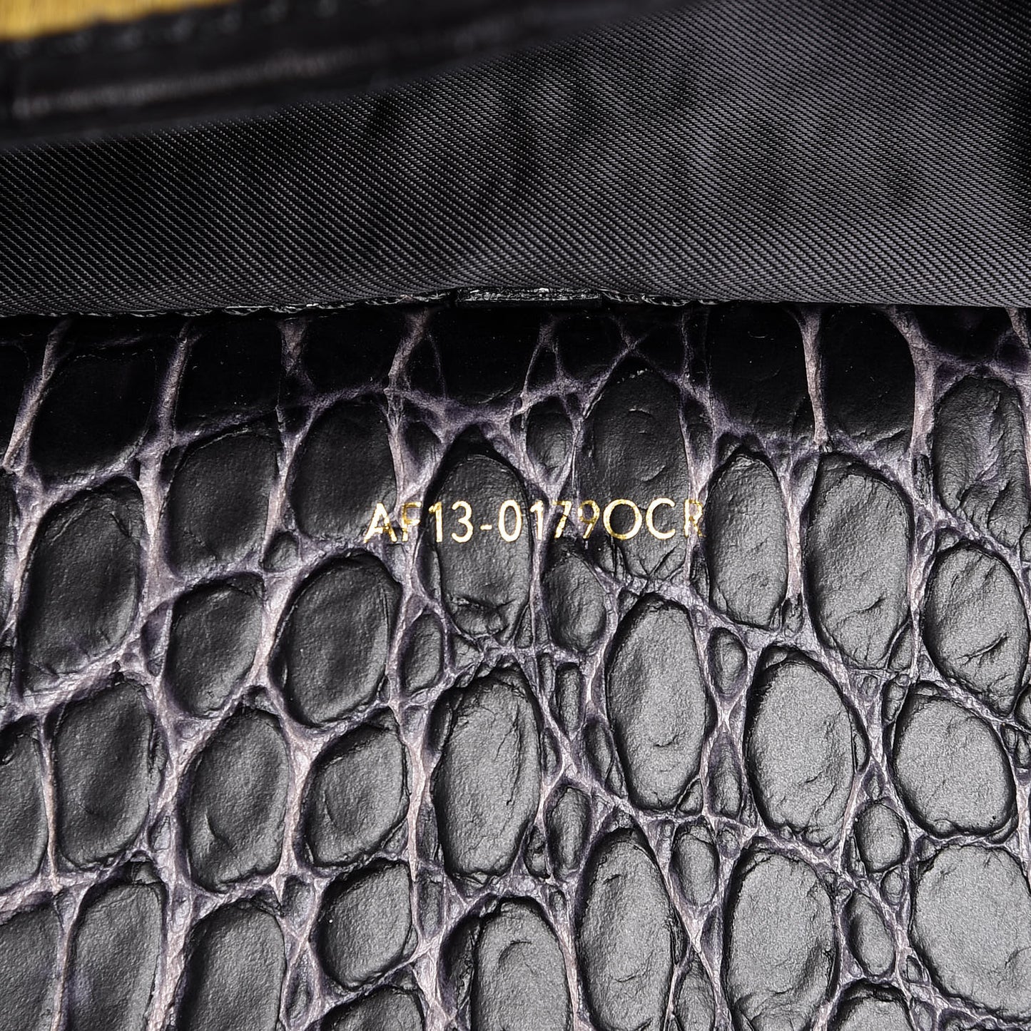 3.1 Calf Hair Calfskin Crocodile Embossed Medium Pashli Satchel Antique Grey Olive