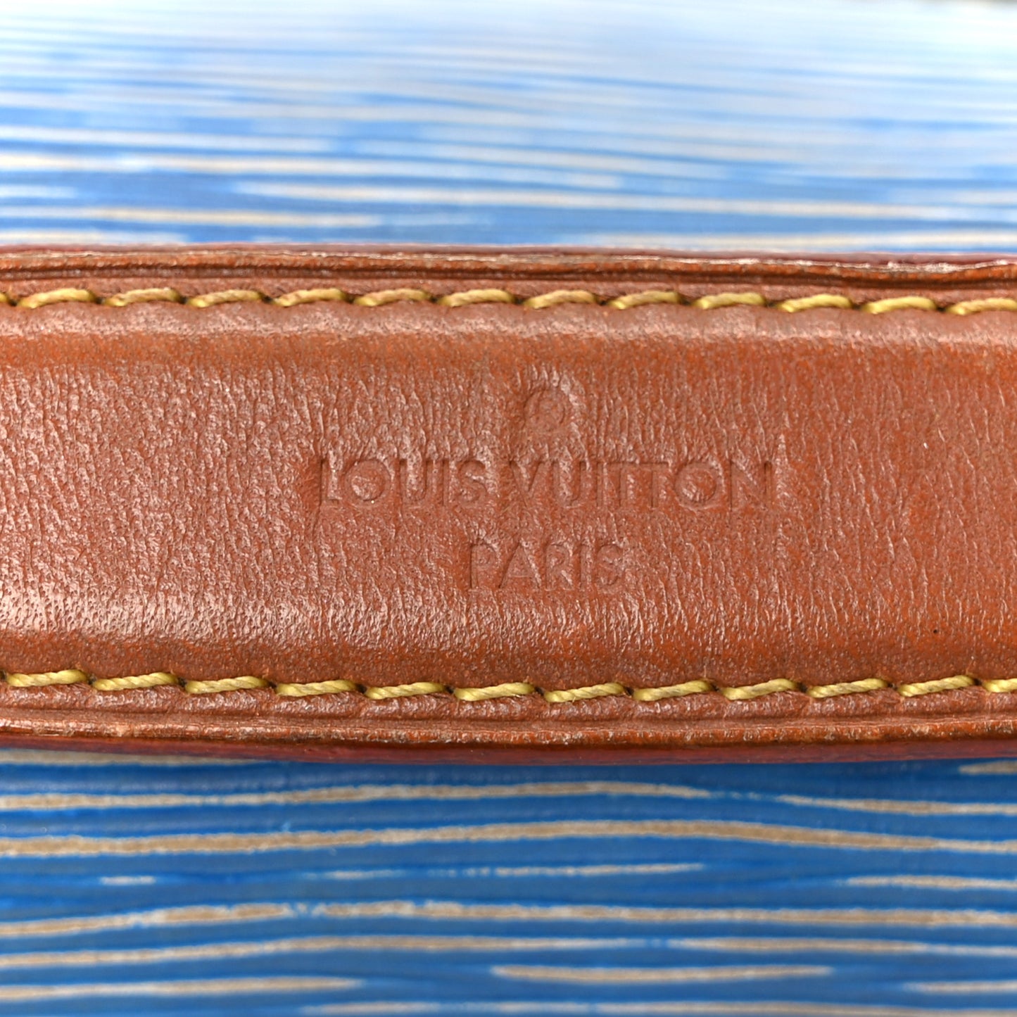 Epi Reverse Monogram Pochette Metis Denim Light