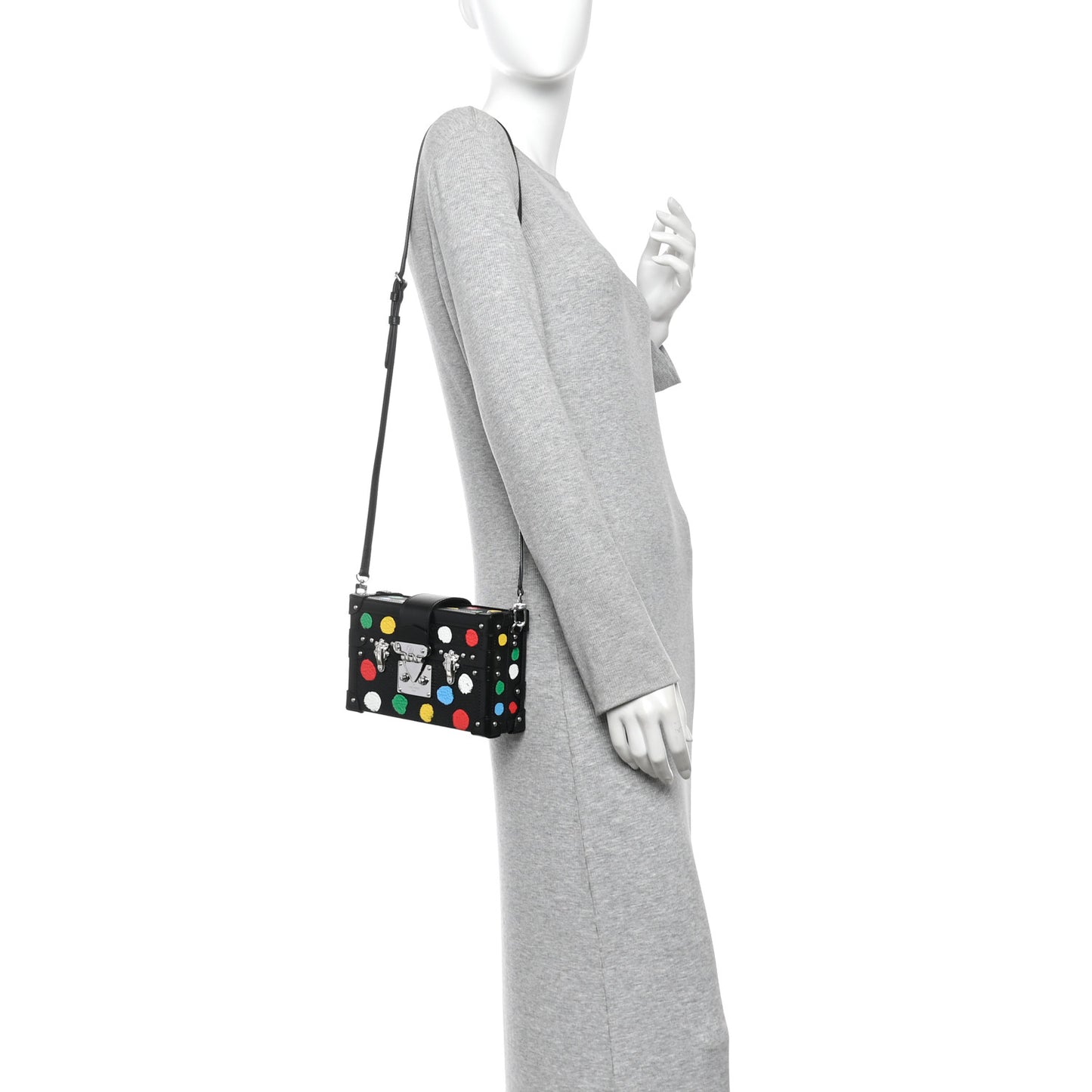 LV X YK Taurillon Petite Malle Black
