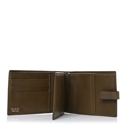 Gucci Smooth Calfskin Mens Bi-Fold Wallet Brown 5 of 10