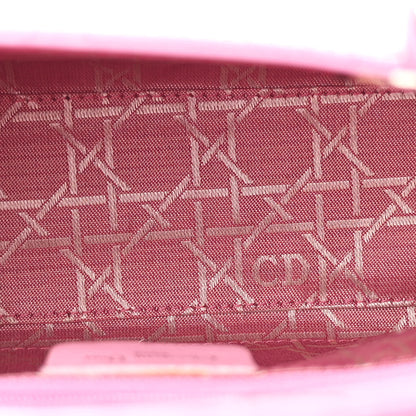 Christian Dior Wood Printed Glazed Calfskin Mini Lady Dior Pink 5 of 11