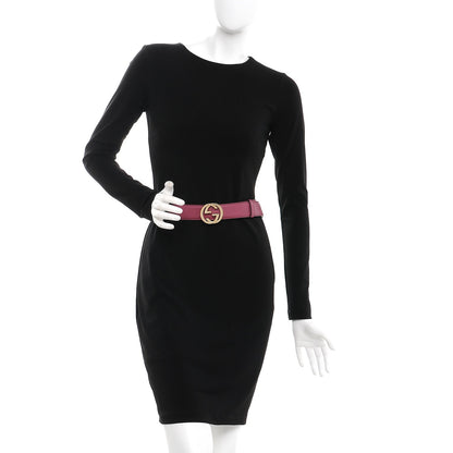 Gucci Moon Calfskin Interlocking G 37mm Belt 90 36 New Rosette 2 of 10