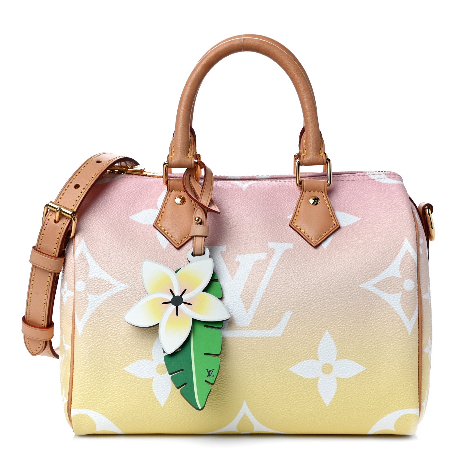 Louis Vuitton Monogram Giant By The Pool Speedy Bandouliere 25 Light Pink 1 of 12