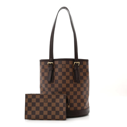 Louis Vuitton Damier Ebene Marais Bucket 23 3 of 10