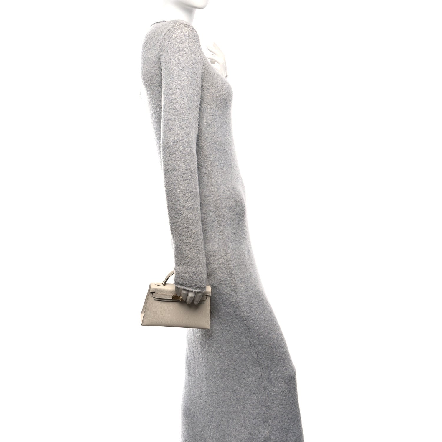 Hermes Epsom Mini Kelly Sellier 20 Craie 2 of 11
