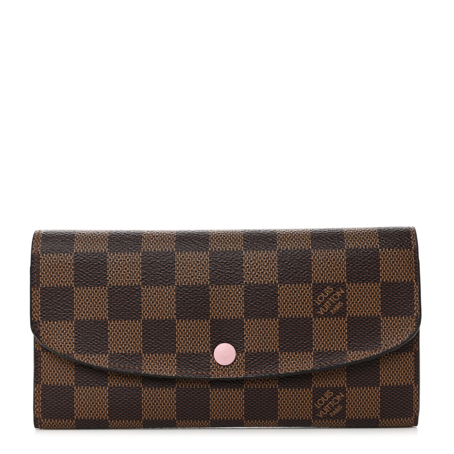 Damier Ebene Emilie Wallet Rose Ballerine