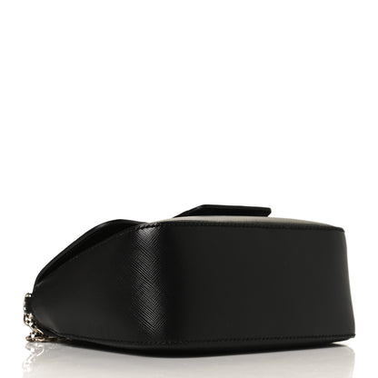 Salvatore Ferragamo Saffiano Paris Crossbody Bag Black 4 of 12