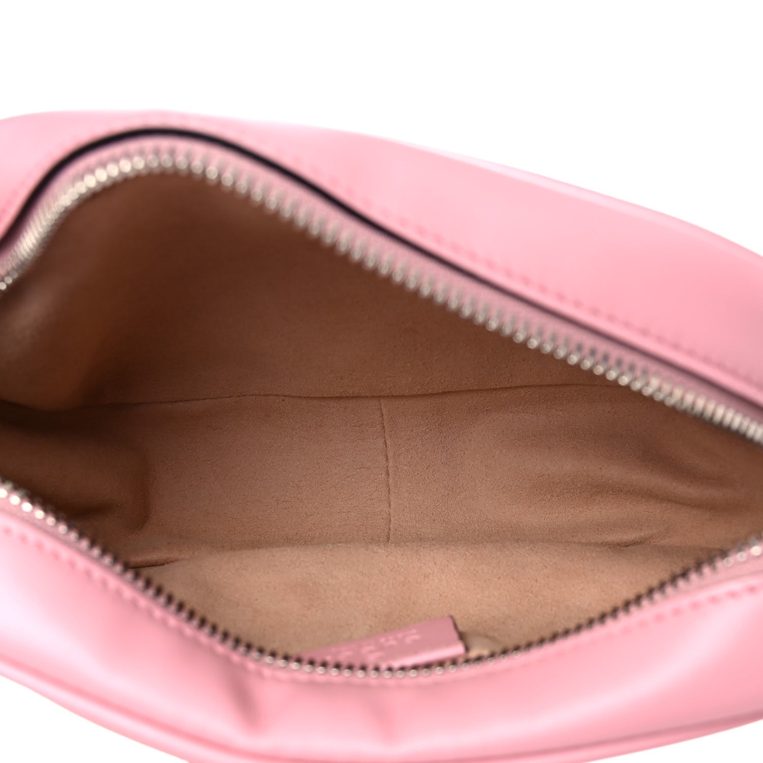 Gucci Calfskin Matelasse Mini GG Marmont Chain Shoulder Bag Wild Rose 5 of 9