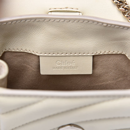 Chloe Calfskin Quilted Mini Faye Backpack Natural White 7 of 13