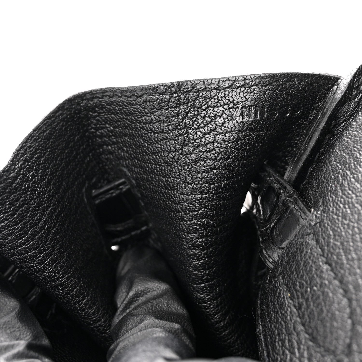 Hermes Togo Matte Alligator Birkin Touch 30 Black 7 of 11