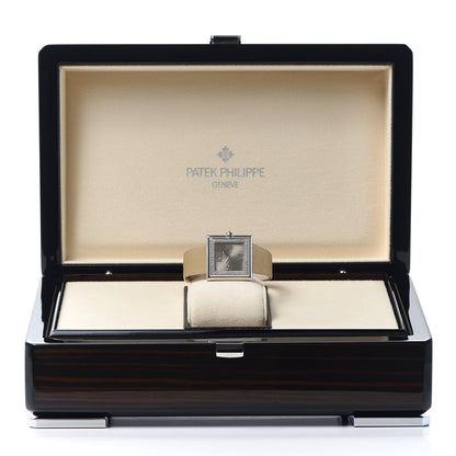 Patek Philippe 18K White Gold Satin Diamond Bezel Lady Gondolo Quartz Watch Champagne 4868G-001 7 of 7