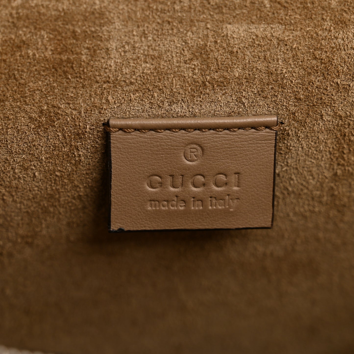 GG Supreme Monogram Small Dionysus Shoulder Bag Taupe