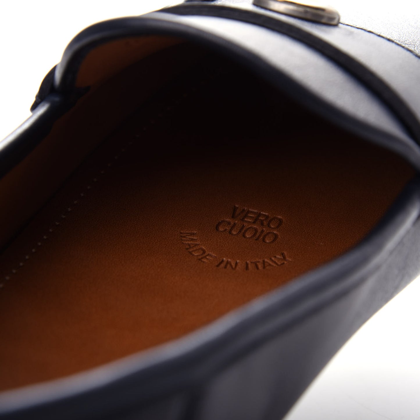 Nappa Mens GG Driver Loafers 7 Blue